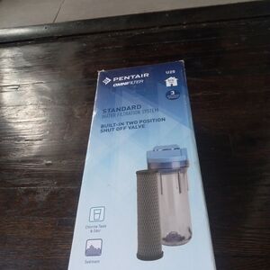Pentair OMNIFilter U25 Filter System, 10" Standard 1-(Pack), clear / blue